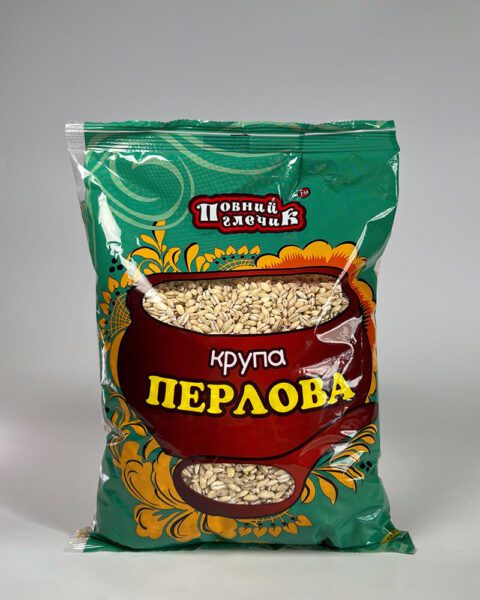 Крупа перлова фасована ТМ ПОВНИЙ ГЛЕЧИК,700 г